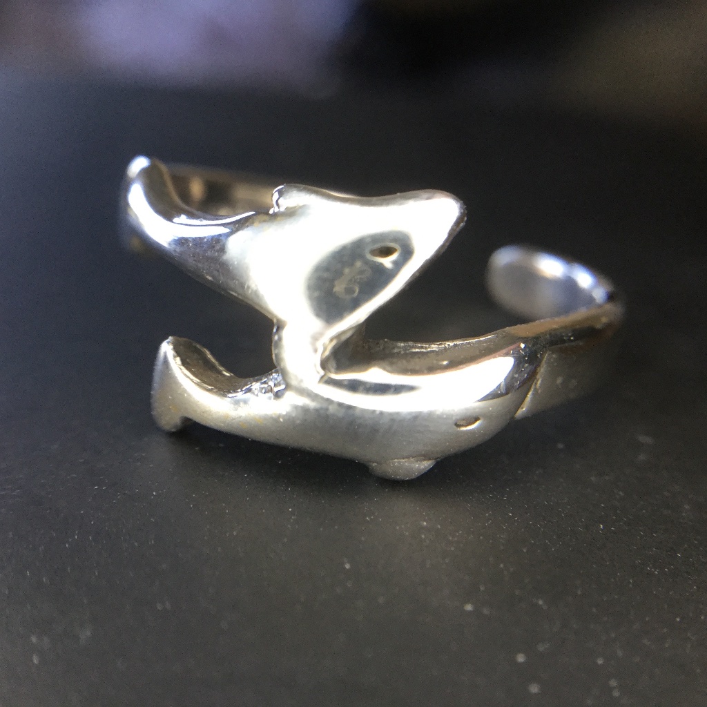 Dolphin Toe Ring Adjustable